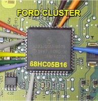 68HC05B16 in Ford cluster